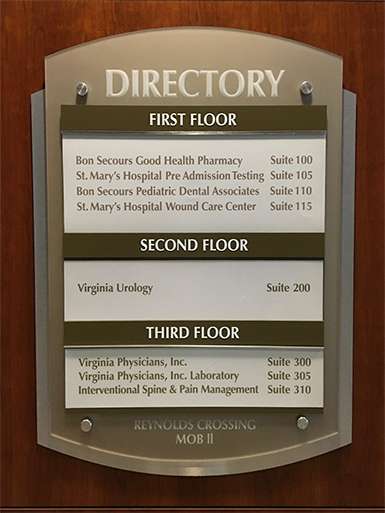 Interior Office Building Directory
