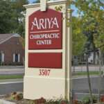 MEDICAL FACILITY ART-DECO-STYLE SIGN, COLONIAL HEIGHTS, VA