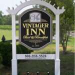 CRAFTSMAN STYLE PVC ARBOR, VENUE SIGN, NEW KENT, VA