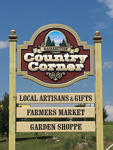 SHOPPING CENTER SIGN, MASSANUTTEN, VA