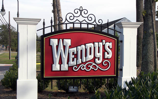 Wendy's Restaurant Sign